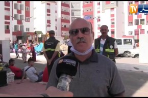 هكذا تم ترحيل 102 عائلة من سكنات  القصدير بن تركي الى سكنات لائقة بحي تلموني بسيدي بلعباس