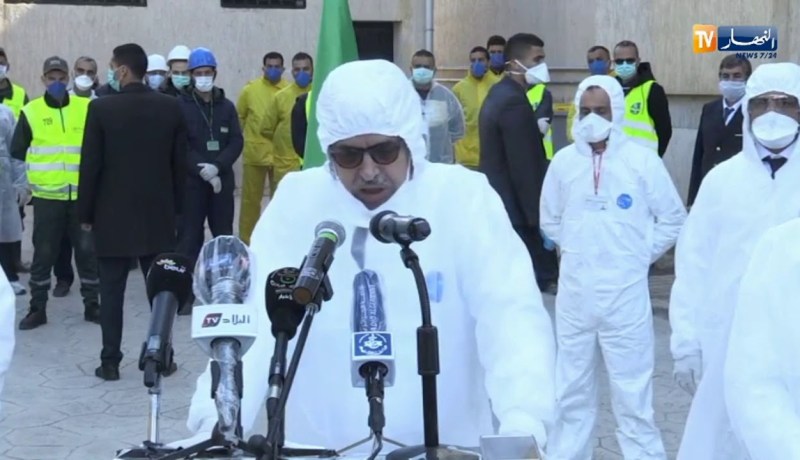 جراد: “إنكم جيش الجزائر الصحي الذي سيتغلب على هذا الوباء”