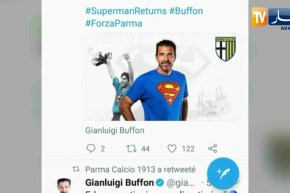 بوفون يعود رسميا إلى ناديه بارما الإيطالي