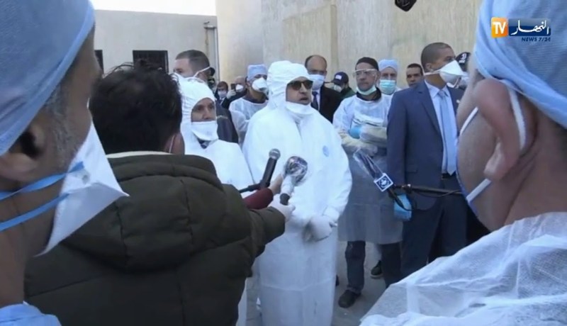 جراد يوصل رسالة رئيس الجمهورية للأطباء..”واصلوا عملكم..ونحن معكم إلى نهاية المأساة”