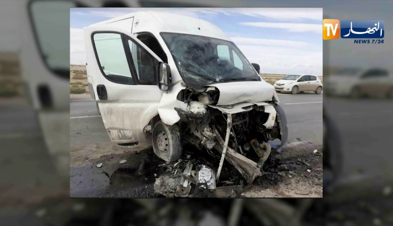 المسيلة: وفاة شخصين وجرح آخر إثر إصطدام سيارتين