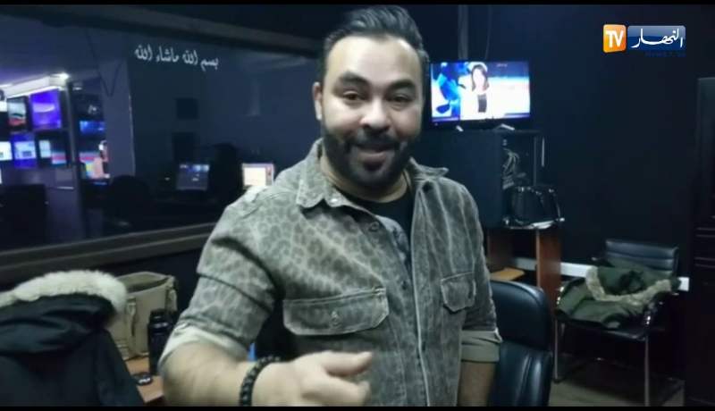 كادير الجابوني يزور قناة النهار ويضرب موعد لمحبيه يوم الثامن مارس