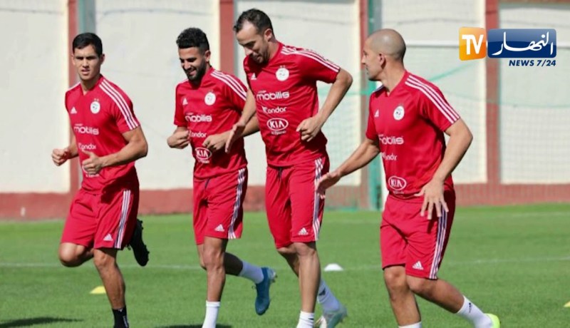 الخضر يواصلون التحضيرات بسيدي موسى تحسبا للقاء الودي أمام كولومبيا