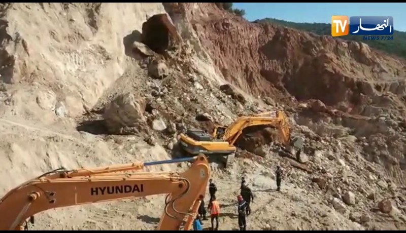 سكيكدة: انتشال جثة إثر حادث إنهيار جبلي بمحجرة