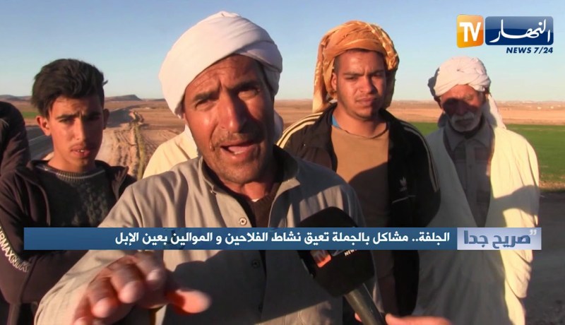 صريح جدا / الجلفة.. مشاكل بالجملة تعيق نشاط الفلاحين والموالين بعين الإبل