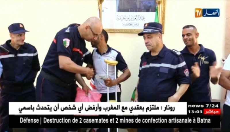 حماية مدنية/ تكريم الشاب الذي أنقد من الموت تحت الردوم في الشراقة بالعاصمة