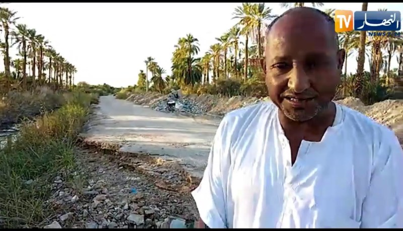 الوادي: كارثة بيئية في منطقة البدع الجديد الفلاحية بعد انفجار قناة الصرف الصحي وسط الغابات