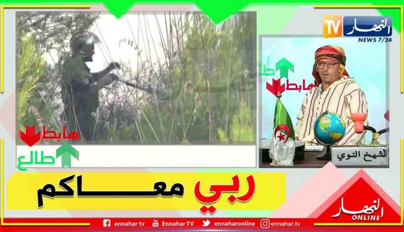 طالع هابط: الشيخ النوي يشارك أفراد الحماية المدنية في عمليات إخماد حرائق الغابات