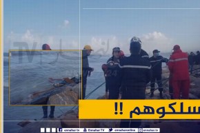 إنقاذ 6 صيادين والبحث عن 3 آخرين جراء غرق زورق مقابل متنزه الصابلات