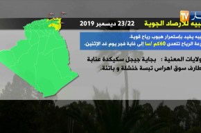 تنبيه للأرصاد الجوية: يحذر من رياح قوية ..هذه هي الولايات المعنية !!