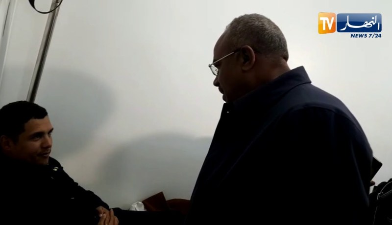 بدوي يطمئن على عناصر الشرطة المصابين بمستشفى الشرطة رفقة قارة بوهدبة والوالي زوخ