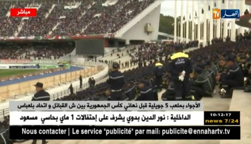 موفد النهار إلى 05 جويلية/ “منع دخول قارورات المياه مع حجز بعض الألعاب النّارية لدى الأنصار!”