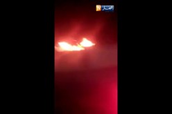 نشوب حريق مهول بقاعة حفلات في تندوف