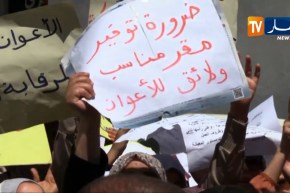 أعوان الرقابة وقمع الغش ينظمون وقفة إحتجاجية أمام مقر مديرية التجارة