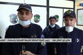 مصالح أمن الحمامات تداهم ورشة غير شرعية لتصنيع الكمامات