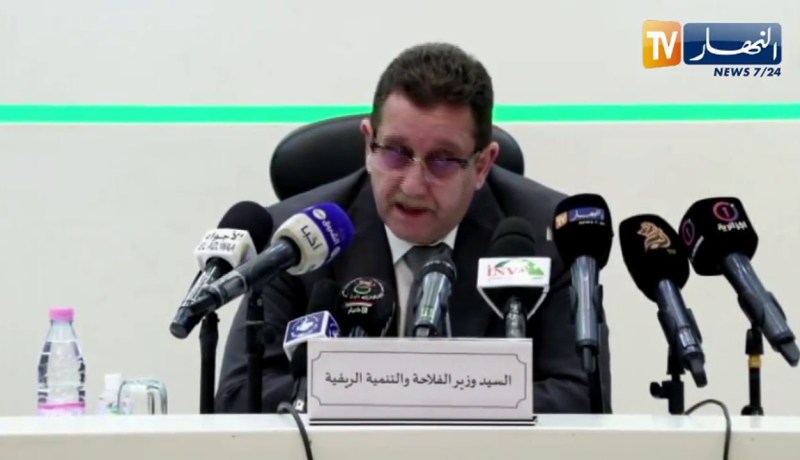 وزير الفلاحة: عملية الإحصاء ستستخدم أحسن التكنولوجيات لتقليص البيروقراطية والجهد واختصار الوقت