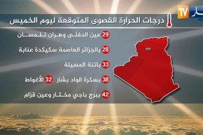 طقس: درجات حرارة صيفية تميز جل ولايات الوطن بداية من الأربعاء