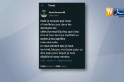 بن زيمة يعبر عن رغبته في اللعب للجزائر !