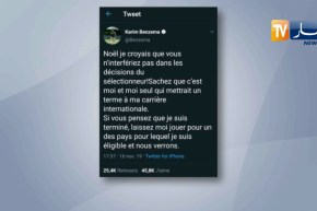 بن زيمة يعبر عن رغبته في اللعب للجزائر !