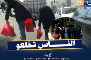 “اللّهفة” على المحلات التجارية بسبب العصيان
