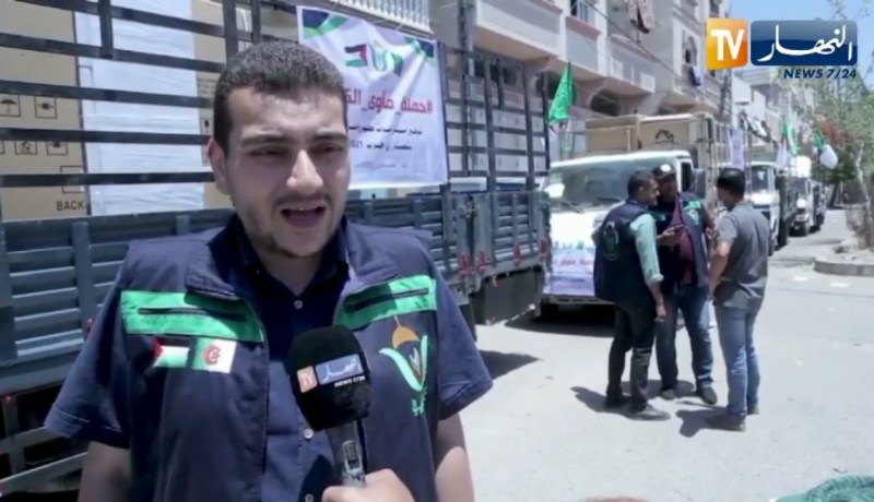 فلسطـ.ـين : قافلة جزائرية تضم أجهزة كهرومنزلية لأصحاب البيوت المدمرة بـ.ـغزة