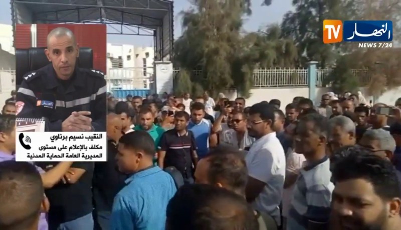 الحماية المدنية :”الأعوان قاموا بمنع إنتشار الحريق للغرف المجاورة أين يتواجد الرضع والحوامل”