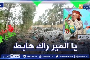 طالع هابط : أعداء الطبيعة يجعلون مدخل بلدية الكاليتوس مفرغة عمومية في صورة يندى لها الجبين