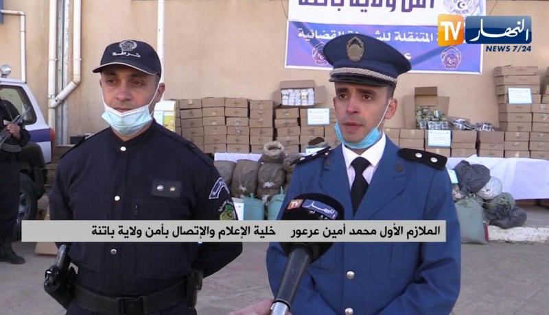 باتنة: شرطة عين التوتة تفكك ورشتان لصناعة الشمة المقلدة