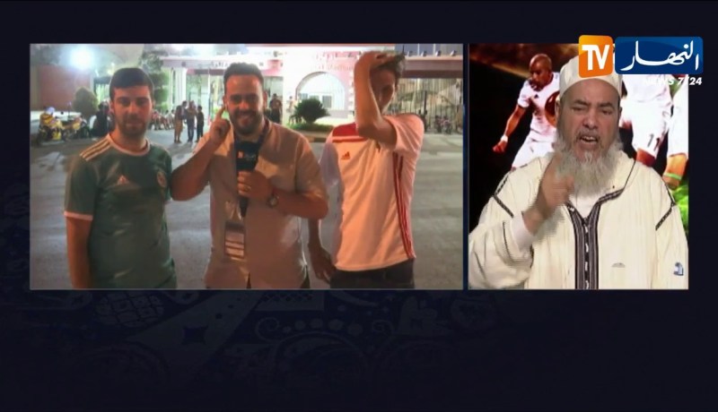 الشيخ شمس الدين ينصح صحفي النهار بالرقية في قارورة ماء وتقديمها للاعبي المنتخب الوطني
