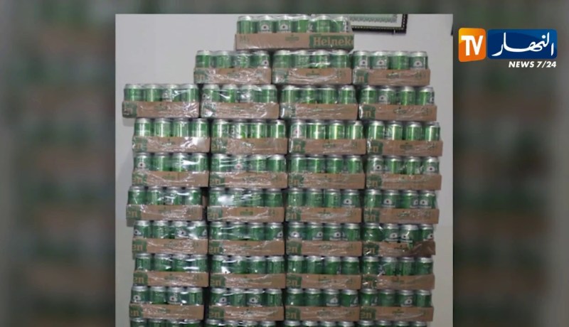 عين تموشنت: توقيف وحجز 3000 وحدة من المشروبات الكحولية