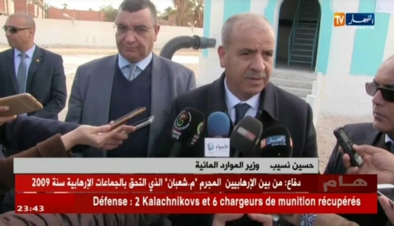 ورقلة: وزير الموارد المائية يعد بتوفير المياه الصالحة للشرب قبل رمضان