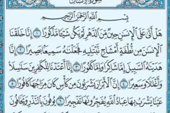 قراءة سورة الإنسان في المنام