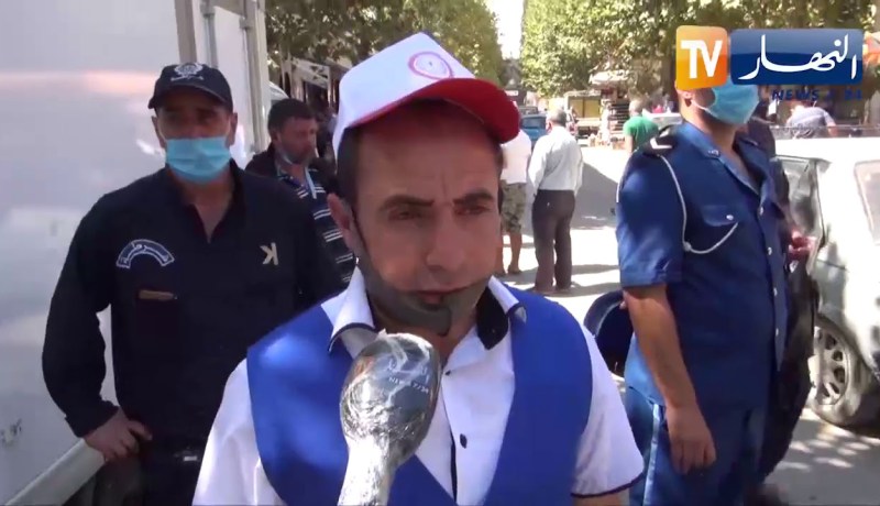 توزيع الكمامات بولاية ميلة