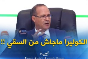 وزير الفلاحة  :” أستبعد وجود أي علاقة بين سقي الفواكه والخضر بداء الكوليرا !! “