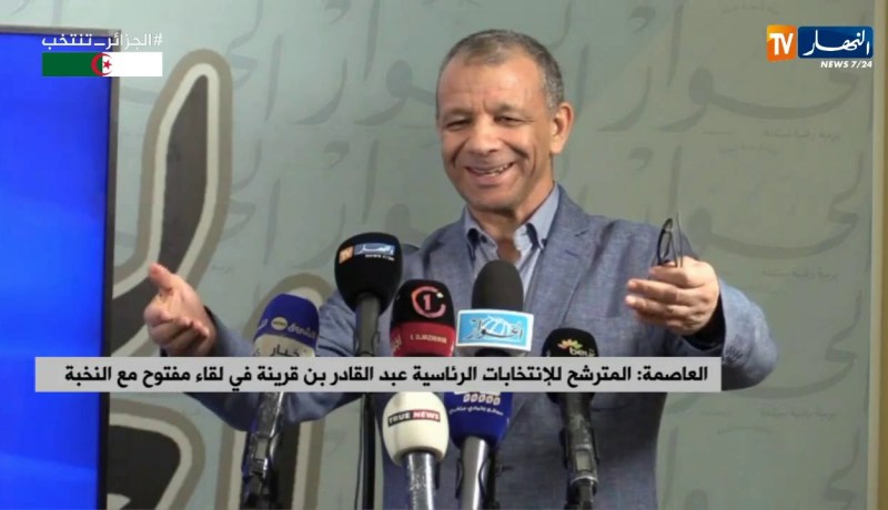 بن قرينة : “قناة النهار عرضت عليّ مناظرة لكن المترشح الآخر إعتذر “