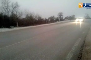 بداية تساقط الثلوج على أعالي مدينة تلمسان