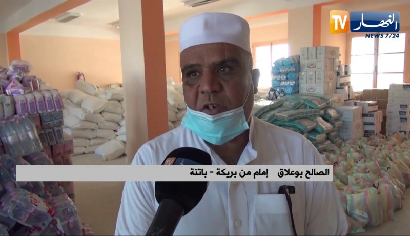 ميلة : 17 شاحنة من قطاع الشؤون الدينية من باتنة لمتضرري الزلزال