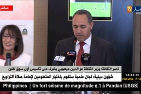 وزير الثقافة عزّ الدين ميهوبي يشرف على تأسيس أول سوق للفن