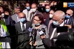 “وزيرة التضامن بالبيض :” زيارتنا تأتي لإجل إطلاع على ما مدى التكفل بعائلات ضحايا الإنفجار