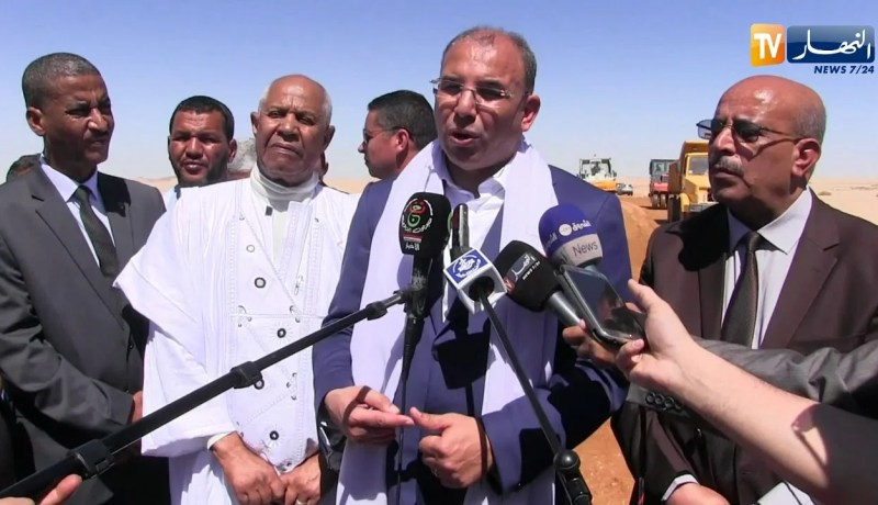 وزير النقل “عبد الغاني زعلان” في زيارة عمل وتفقد لولاية إليزي