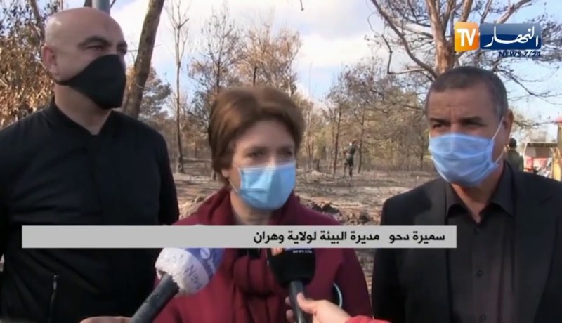 وهران: حملة تنظيف واسع لغابة مداغ من مخلفات الحريق