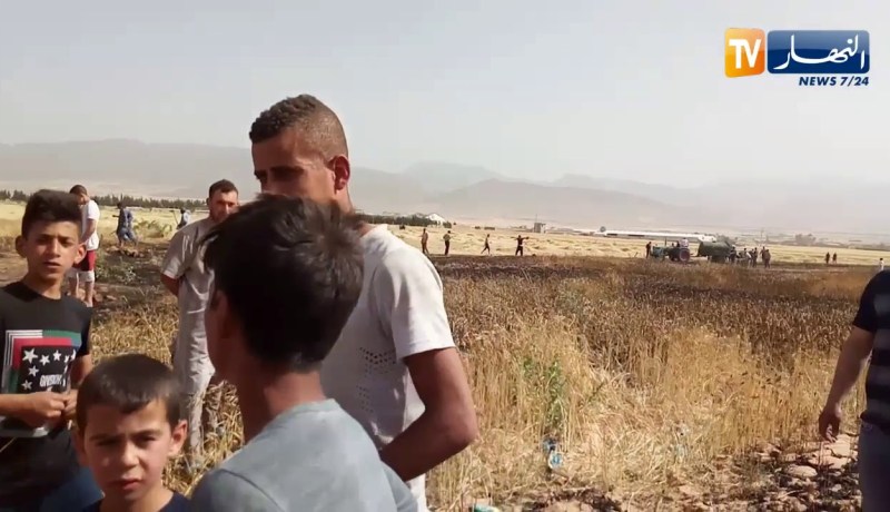 باتنة: حريق يٱتي على عشرات الهكتارات من القمح والشعير بقرية الحاسي