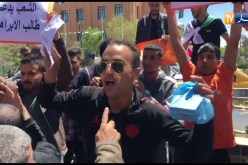 مواطنو الجلفة في مسيرة داعمة للجيش تحت شعار..”الجيش الشعب..خاوة خاوة”