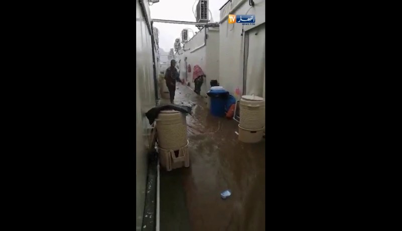 حج 2019/ السيول تجتاح مخيمات الحجاج بمشاعر منى