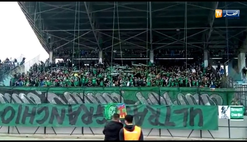 بجاية.. لوحة جميلة لجماهير بجاية لحظات قبل انطلاق المقابلة