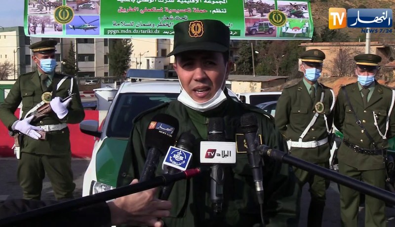 الدرك الوطني يرفع التحدي ضد مخاطر التقلبات الجوية عن طريق حملة تحسيسية