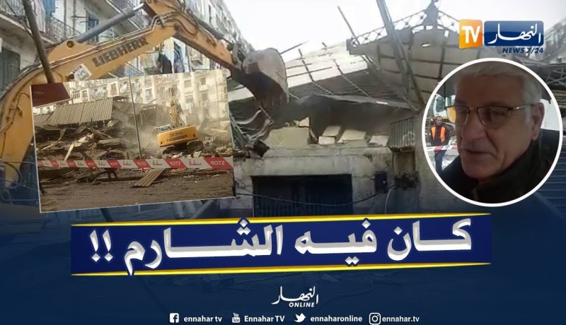 شاهد ماقاله مواطن حول سوق باب الواد المهدوم..” كان فيه ناس مصلحين وتنحّا الشارم لي فيه !! “