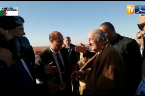 شاهد وصول “تبون” إلى بشار