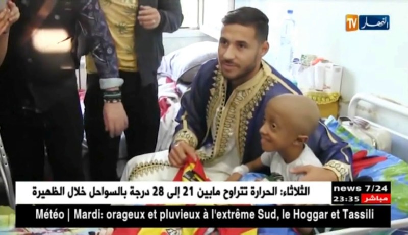 إدارة جمعية وهران تنظم زيارة تضامنية للأطفال المرضى بحضور وجوه رياضية وفنية