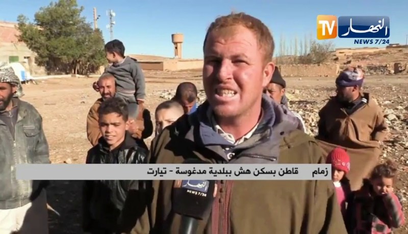 تيارت: عائلات تلجأ لمستودع وأخرى لزرائب تربية المواشي لإيواء نفسها بمدغوسة